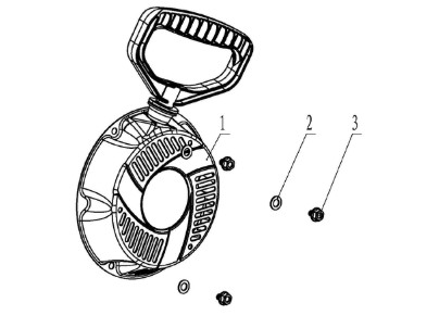 PULL START KIT i gruppen Övriga Reservdelar / Reservdelar Husqvarna Snöslungor / Reservdelar Husqvarna ST124 hos Motorsågsbutiken (5960158-01)