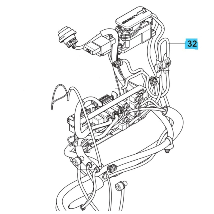 Wiring Assy Power Supply W122 i gruppen  hos Motorsågsbutiken (5960280-04)