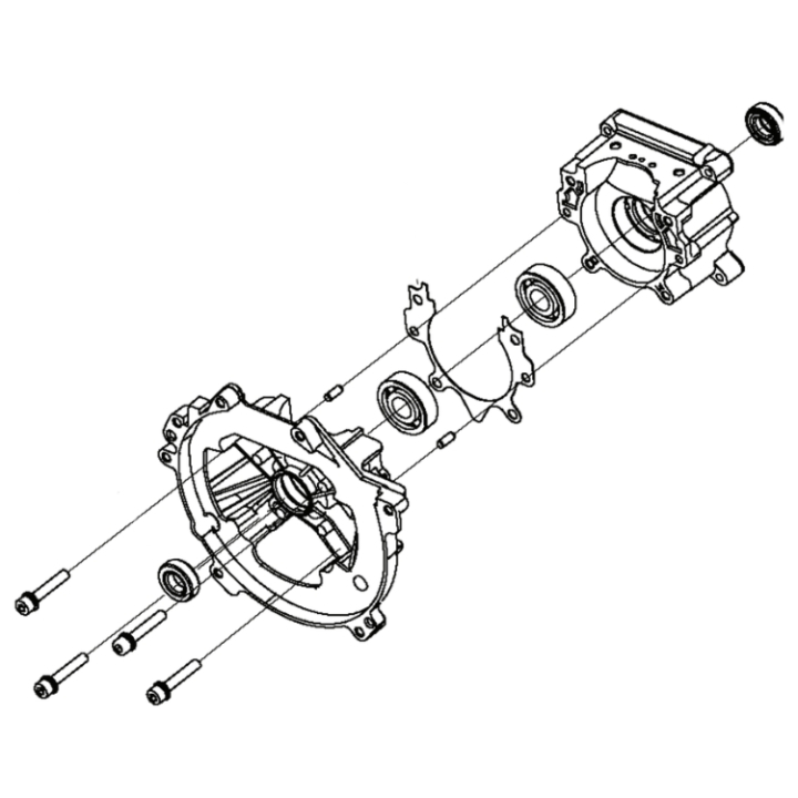Crankcase Kit i gruppen Reservdelar Röjsågar / Röjsågar Husqvarna 100-serie / Reservdelar Husqvarna 131R hos Motorsågsbutiken (5961974-01)