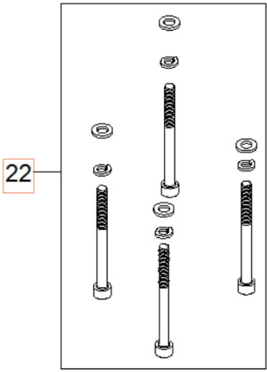 Screw M6X70 Din 912 4Pcs i gruppen Övriga Reservdelar / Reservdelar Husqvarna Högtryckstvättar / Reservdelar Husqvarna PW360 hos Motorsågsbutiken (5962888-01)