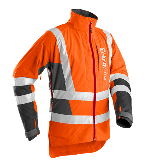 Skogsjacka Husqvarna Technical High Viz EN20471, 50 i gruppen Kläder & Skyddsutrustning / Skyddsjackor hos Motorsågsbutiken (5963037-50)