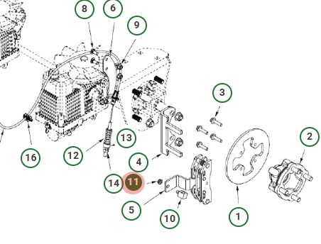 NUT NUT 5/16-18 HEX NYLOK INSE i gruppen  hos Motorsågsbutiken (5964336-01)