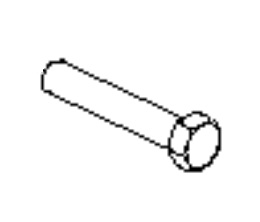 BOLT HEX BOLT HCS 1/2-13 X 2-3 i gruppen  hos Motorsågsbutiken (5964343-01)