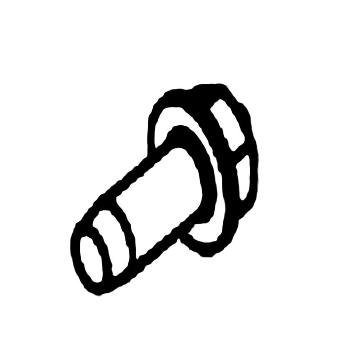 SCREW HEXAGON SCREW WITH COLLA i gruppen  hos Motorsågsbutiken (5966373-01)