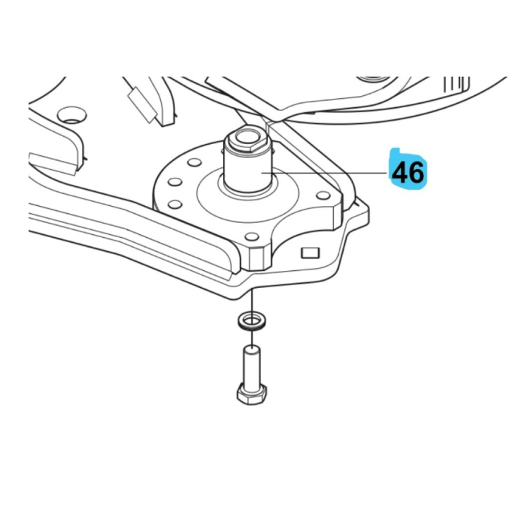 Shaft Pivot Lower Ã 30 i gruppen  hos Motorsågsbutiken (5966630-01)
