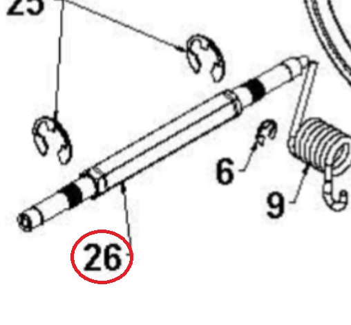 Shaft Hex Reduction Ps Double i gruppen Övriga Reservdelar / Reservdelar Husqvarna Snöslungor / Reservdelar Husqvarna ST330 hos Motorsågsbutiken (5966709-01)