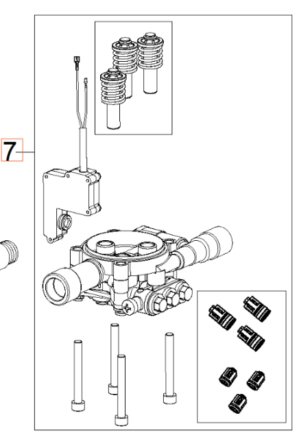 Pump Kit i gruppen Övriga Reservdelar / Reservdelar Husqvarna Högtryckstvättar / Reservdelar Husqvarna PW125 hos Motorsågsbutiken (5966774-01)