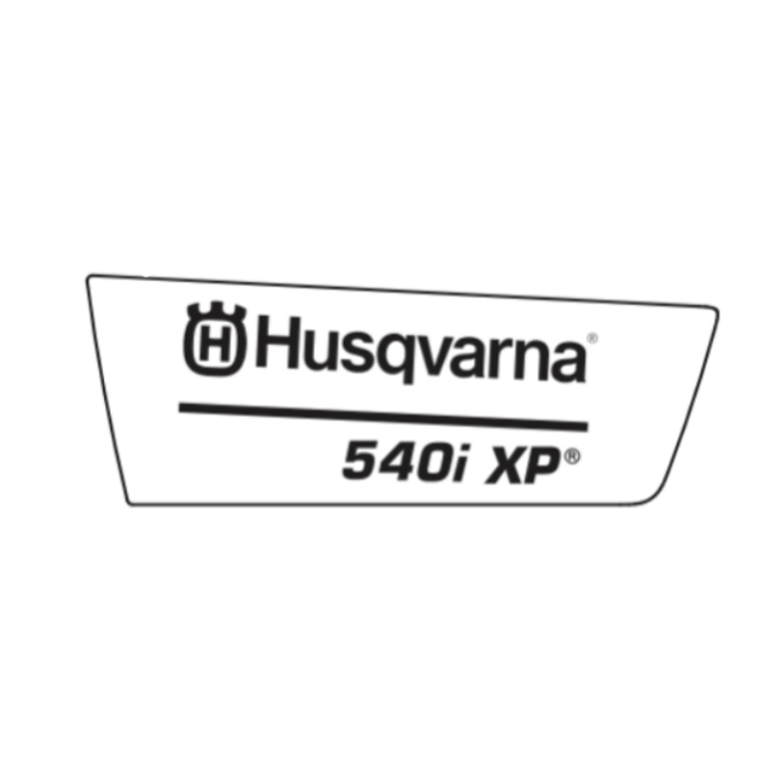 Dekal 540I Xp No Bluet i gruppen Reservdelar Motorsågar / Husqvarna Motorsågar 500-serie / Reservdelar Husqvarna 540i XP hos Motorsågsbutiken (5970203-02)