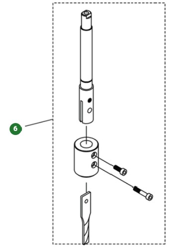 CUTTER ASSY i gruppen Övriga Reservdelar / Övrigt / Reservdelar Husqvarna CL400i hos Motorsågsbutiken (5970483-02)