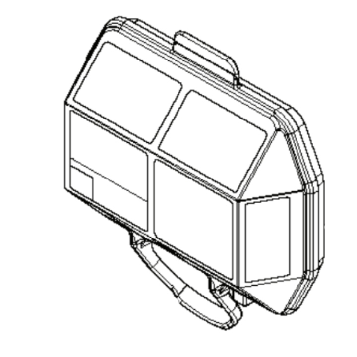 Air Filter Half i gruppen Reservdelar Motorsågar / Husqvarna Motorsågar 500-serie / Reservdelar Husqvarna T525 hos Motorsågsbutiken (5971760-01)