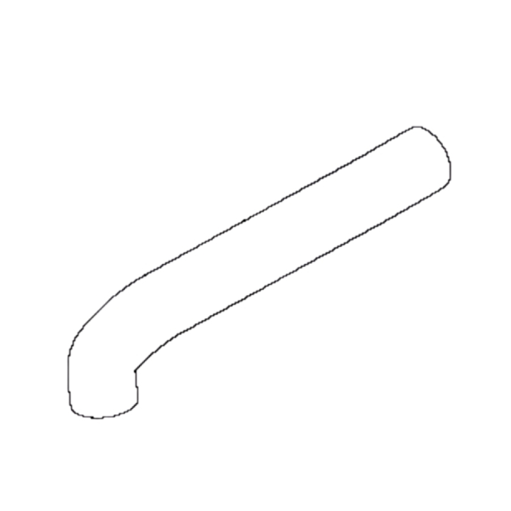 Hose Air Cleaner P520D Long i gruppen  hos Motorsågsbutiken (5974125-01)