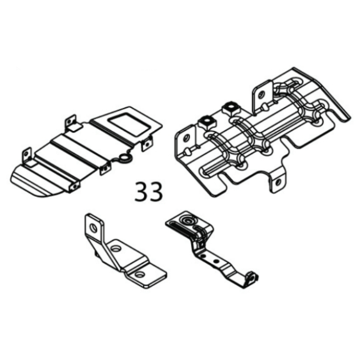 Bracket Shroud Support (Sksn24 i gruppen Övriga Reservdelar / Reservdelar Husqvarna Snöslungor / Reservdelar Husqvarna ST424T hos Motorsågsbutiken (5975056-01)