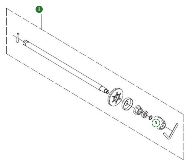 Complete Scarifier Assy i gruppen  hos Motorsågsbutiken (5975280-01)