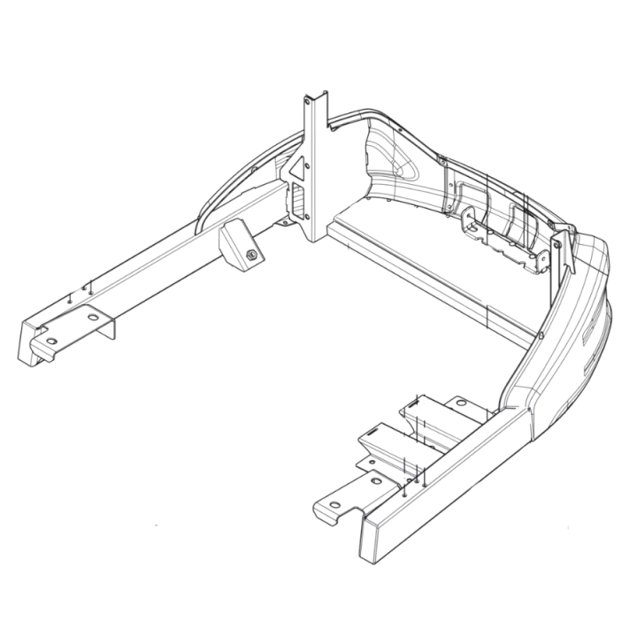 Engine Frame Welded Tubes Coat i gruppen  hos Motorsågsbutiken (5976568-01)
