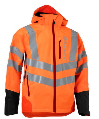 Regnjacka Husqvarna Technical Vent EN 20471, M i gruppen Kläder & Skyddsutrustning / Skyddsjackor hos Motorsågsbutiken (5976626-50)