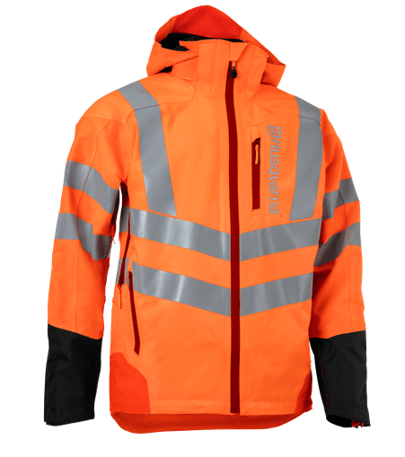 Regnjacka Husqvarna Technical Vent EN 20471, XL i gruppen Kläder & Skyddsutrustning / Skyddsjackor hos Motorsågsbutiken (5976626-58)