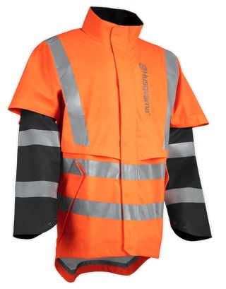 Regnjacka Husqvarna Functional EN 20471, XS i gruppen Kläder & Skyddsutrustning / Skyddsjackor hos Motorsågsbutiken (5976628-42)