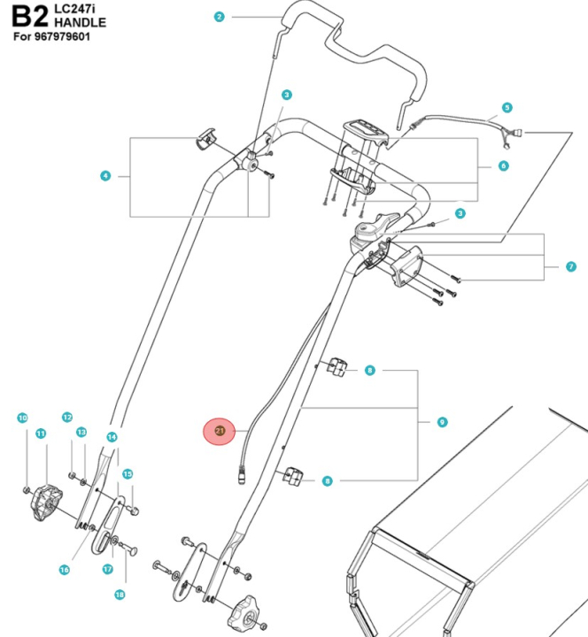 Cable Awg26 1020Mm i gruppen  hos Motorsågsbutiken (5976887-01)