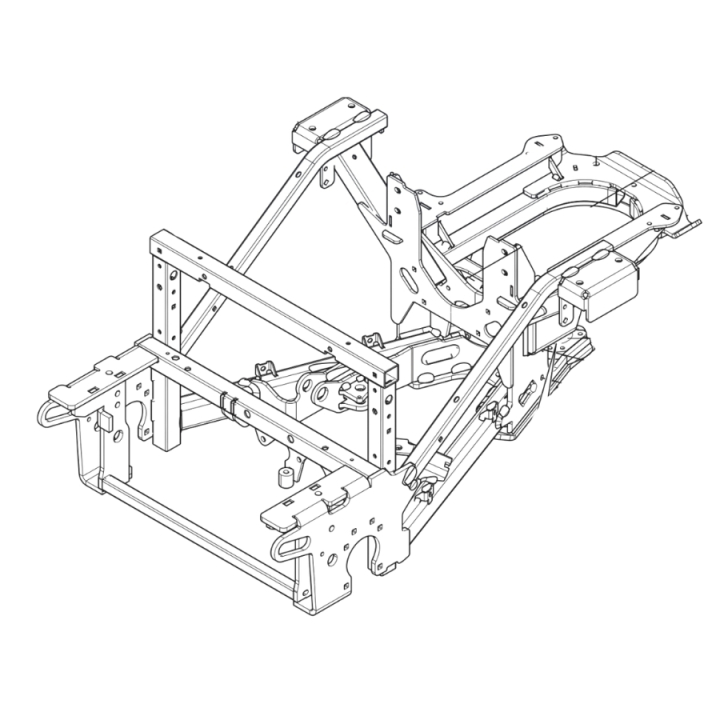 Frame Assy P520D / P525D Gray i gruppen  hos Motorsågsbutiken (5977075-02)
