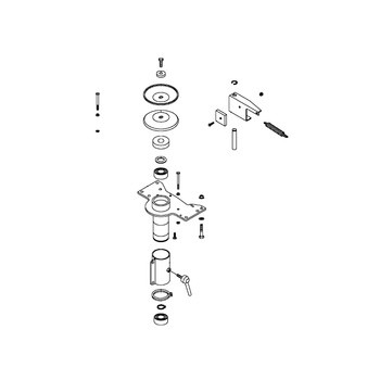 SUPPORT OF SHAFT i gruppen Övriga Reservdelar / Övrigt / Reservdelar Husqvarna CL400i hos Motorsågsbutiken (5977126-02)