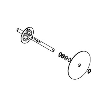 RIGHT WHEEL KIT FOR CL400 i gruppen Övriga Reservdelar / Övrigt / Reservdelar Husqvarna CL400i hos Motorsågsbutiken (5977131-02)