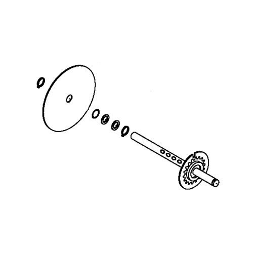 LEFT WHEEL KIT FOR CL400 i gruppen Övriga Reservdelar / Övrigt / Reservdelar Husqvarna CL400i hos Motorsågsbutiken (5977132-02)