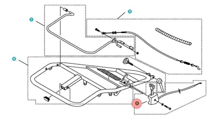 Handle Kit For Cl400 i gruppen  hos Motorsågsbutiken (5977142-01)