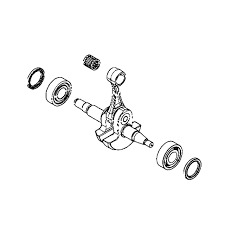 Crankshaft Kit 90 Cc Spare Par 5979392-01 i gruppen Reservdelar Motorsågar / Husqvarna Motorsågar 500-serie / Reservdelar Husqvarna 592 XP/G hos Motorsågsbutiken (5979392-01)