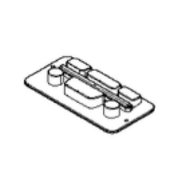 Keyboard grey silicone 6 buttons i gruppen hos Motorsågsbutiken (5979730-02)