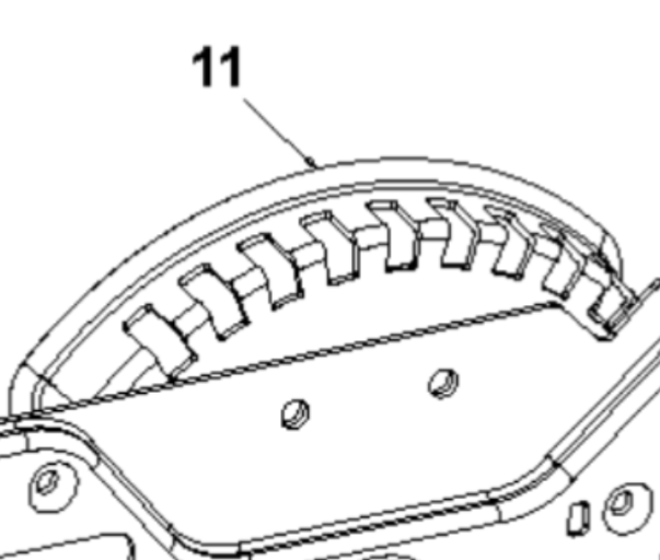 Bracket Assy,Weldment,Frt,Cons i gruppen Övriga Reservdelar / Reservdelar Husqvarna Snöslungor / Reservdelar Husqvarna ST330 hos Motorsågsbutiken (5979924-02)