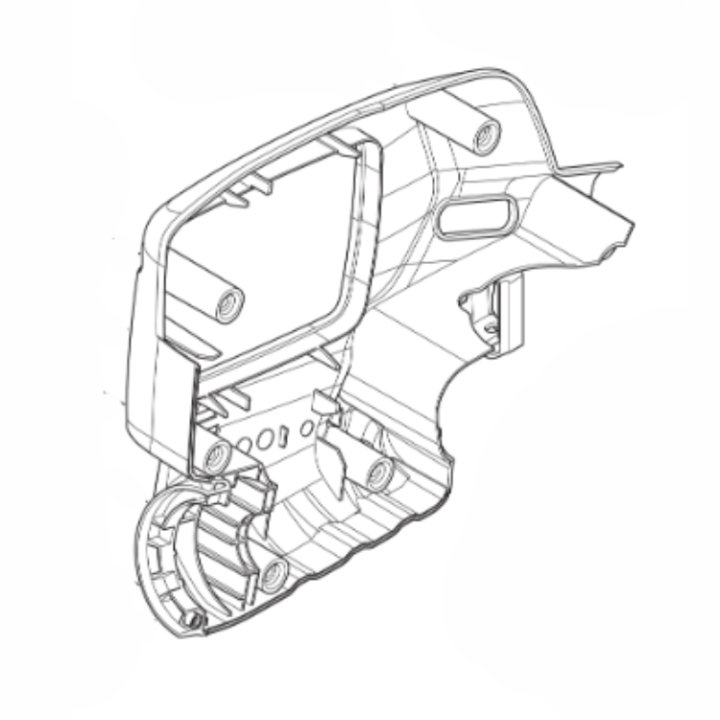 Housing Left i gruppen Övriga Reservdelar / Reservdelar Husqvarna Häcksaxar / Reservdelar Husqvarna 522iHDR60 hos Motorsågsbutiken (5983698-03)