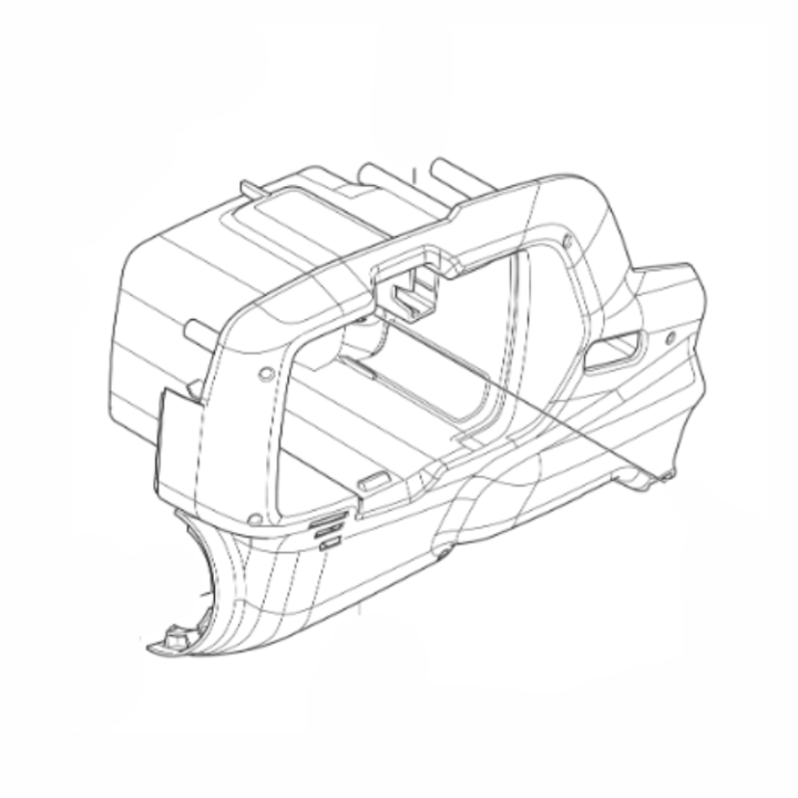 Housing Right i gruppen Övriga Reservdelar / Reservdelar Husqvarna Häcksaxar / Reservdelar Husqvarna 522iHDR60 hos Motorsågsbutiken (5983699-03)