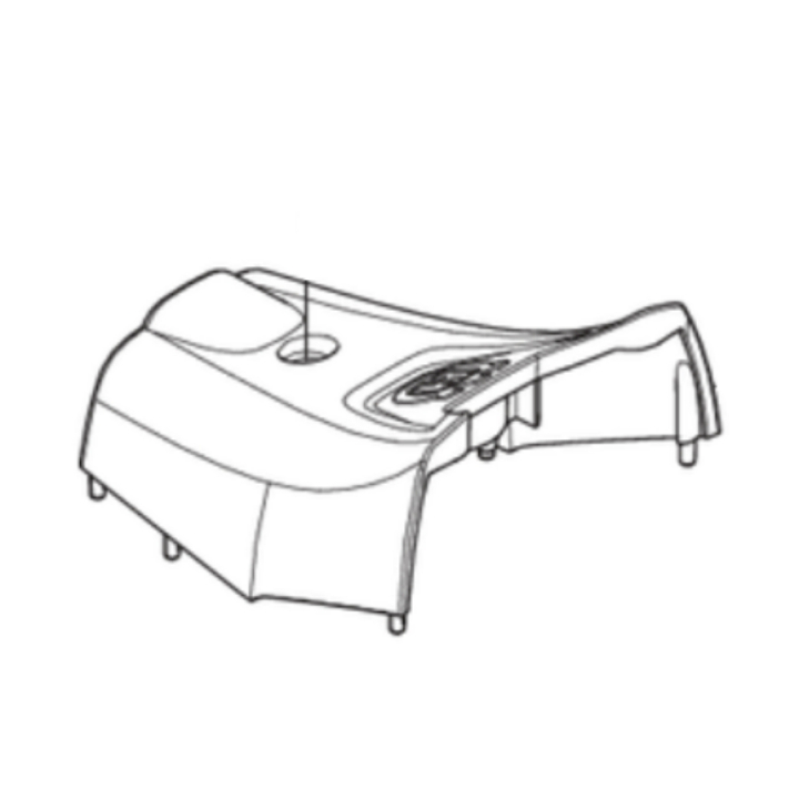 Cover clutch housing upper i gruppen Reservdelar Röjsågar / Röjsågar Husqvarna 500-serie / Reservdelar Husqvarna 525RX / T hos Motorsågsbutiken (5984072-01)