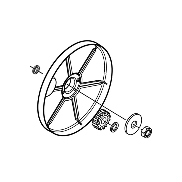 "8"" WHEEL DRIVE KIT" i gruppen  hos Motorsågsbutiken (5984545-01)