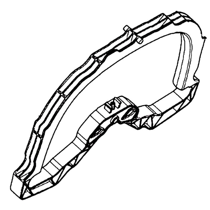 Front Handle Lockout i gruppen Övriga Reservdelar / Reservdelar Husqvarna Häcksaxar / Reservdelar Husqvarna 522iHDR60 hos Motorsågsbutiken (5984608-01)