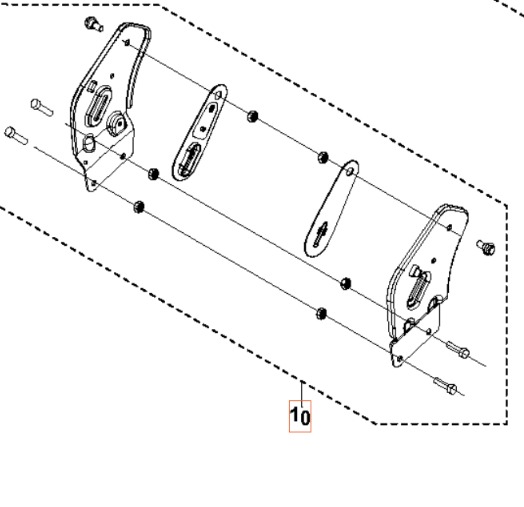 Support Kit Handle Bracket Kit i gruppen  hos Motorsågsbutiken (5986841-13)
