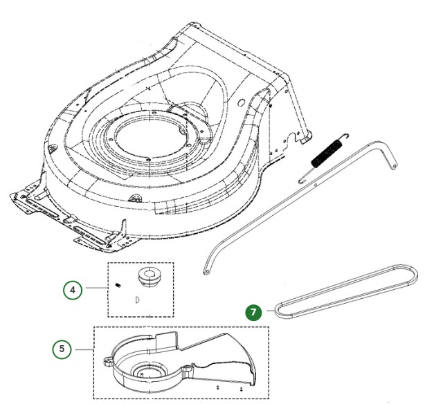 Drivrem LC151S,LC221RH i gruppen  hos Motorsågsbutiken (5989740-01)