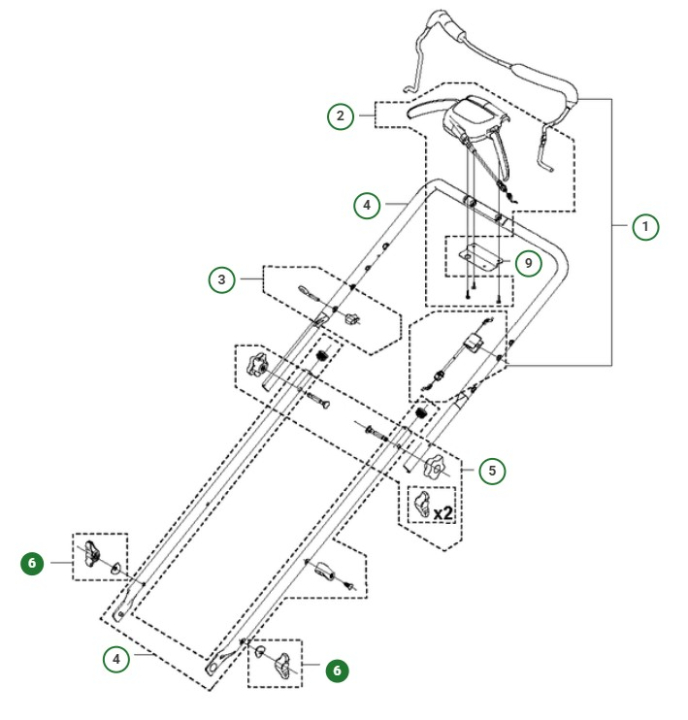 KNOB KIT i gruppen  hos Motorsågsbutiken (5995422-01)