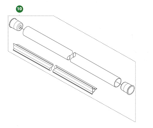 TUBE ASSY 143R2 i gruppen Reservdelar Röjsågar / Röjsågar Husqvarna 500-serie / Reservdelar Husqvarna 541RS hos Motorsågsbutiken (5995551-01)