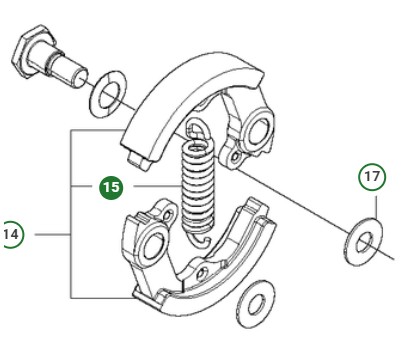 SPRING CLUTCH i gruppen  hos Motorsågsbutiken (5997648-01)