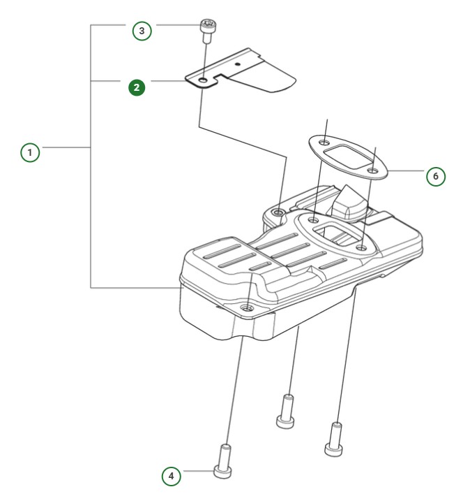 SPARK ARRESTER SCREEN MUFFLER i gruppen Reservdelar Motorsågar / Husqvarna Motorsågar 500-serie / Reservdelar Husqvarna T540XP Mark III hos Motorsågsbutiken (5998037-01)