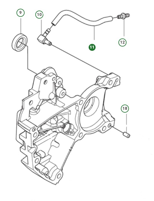 HOSE IMPULS i gruppen Reservdelar Motorsågar / Husqvarna Motorsågar 500-serie / Reservdelar Husqvarna T540XP Mark III hos Motorsågsbutiken (5998109-01)
