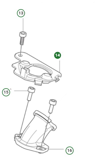 COVER INLET PIPE i gruppen Reservdelar Motorsågar / Husqvarna Motorsågar 500-serie / Reservdelar Husqvarna T540XP Mark III hos Motorsågsbutiken (5998144-01)