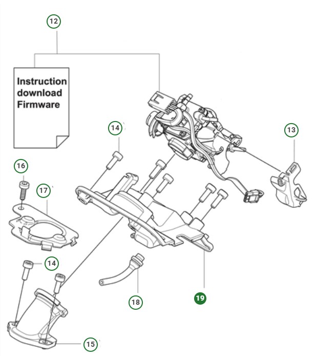 CARBURETTOR BRACKET 39CC i gruppen Reservdelar Motorsågar / Husqvarna Motorsågar 500-serie / Reservdelar Husqvarna 540 XP Mark III hos Motorsågsbutiken (5998145-01)