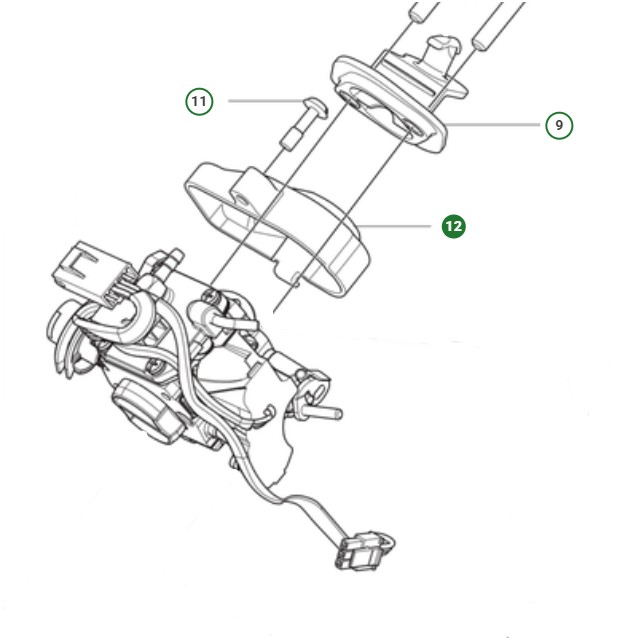 PLUG COVER i gruppen Reservdelar Motorsågar / Husqvarna Motorsågar 500-serie / Reservdelar Husqvarna T540XP Mark III hos Motorsågsbutiken (5998146-01)