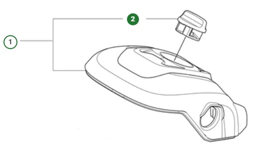 KNOB FILTER COVER HUSQVARNA i gruppen Reservdelar Motorsågar / Husqvarna Motorsågar 500-serie / Reservdelar Husqvarna 540 XP Mark III hos Motorsågsbutiken (5998156-01)