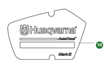 DECAL STARTER ,540XP i gruppen Reservdelar Motorsågar / Husqvarna Motorsågar 500-serie / Reservdelar Husqvarna T540XP Mark III hos Motorsågsbutiken (5998214-01)