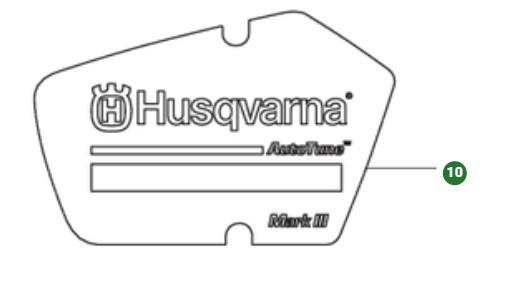 DECAL STARTER, T540XP MARK III i gruppen Reservdelar Motorsågar / Husqvarna Motorsågar 500-serie / Reservdelar Husqvarna T540XP Mark III hos Motorsågsbutiken (5998214-02)