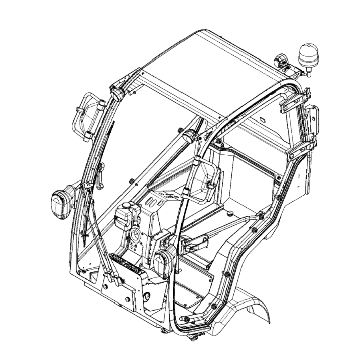 Cabin Incl Base Platform For P i gruppen  hos Motorsågsbutiken (5999451-01)
