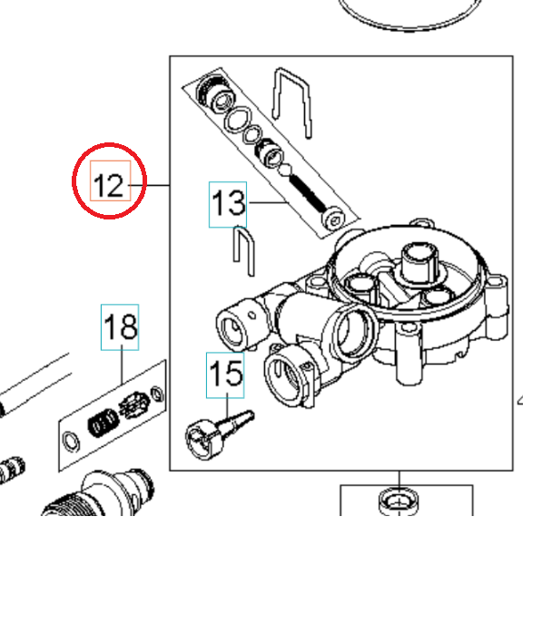 Cylinder With Easy Start i gruppen Övriga Reservdelar / Reservdelar Husqvarna Högtryckstvättar / Reservdelar Husqvarna PW360 hos Motorsågsbutiken (5999517-01)